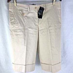 $134 BCBG MAX AZRIA Diana Straight Leg Cropped